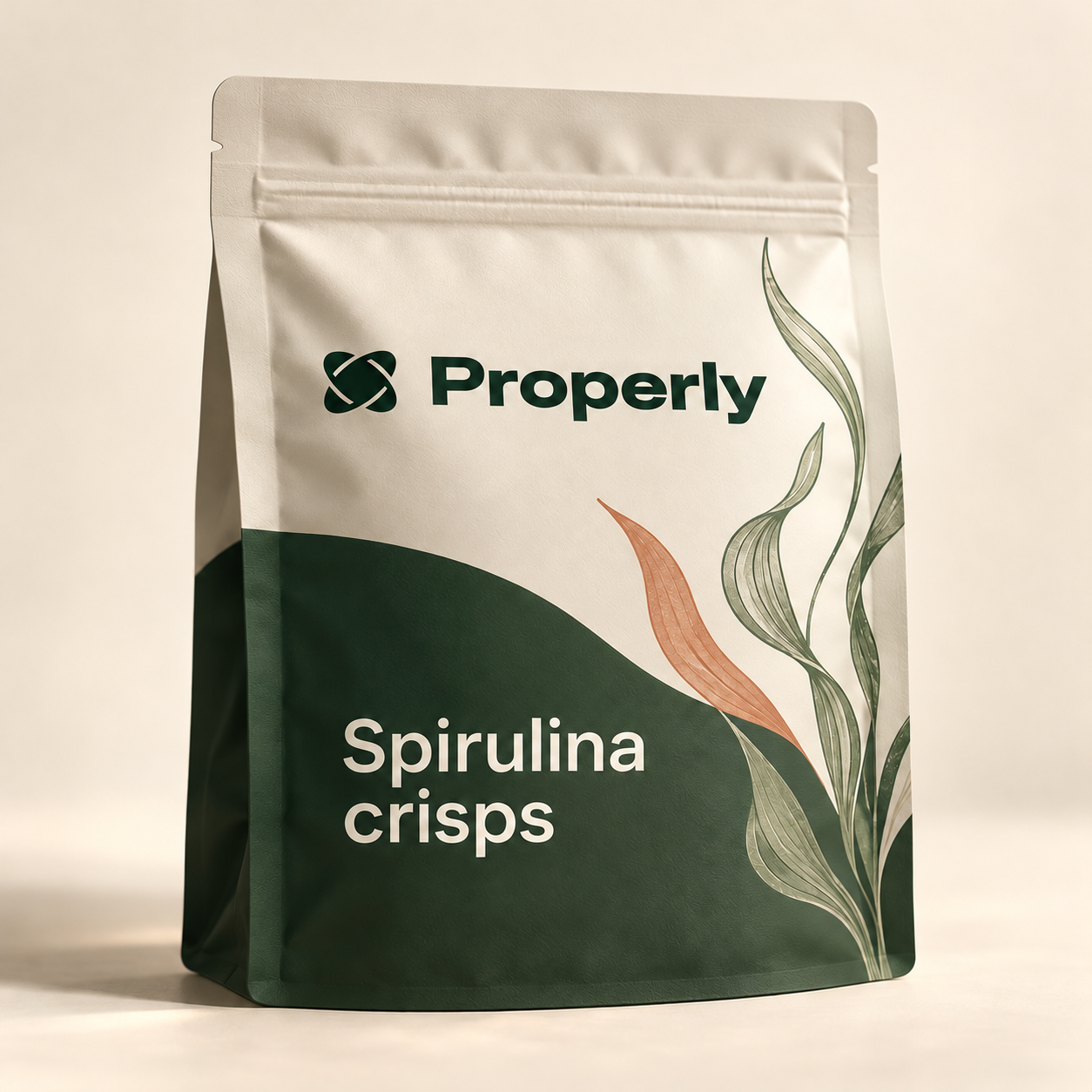 Properly crisps packaging concept